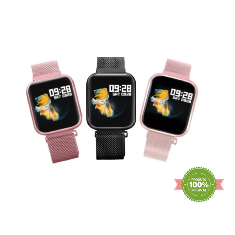 Relógio Smartwatch P80 Original App Da Fit + Tela Touch + 02