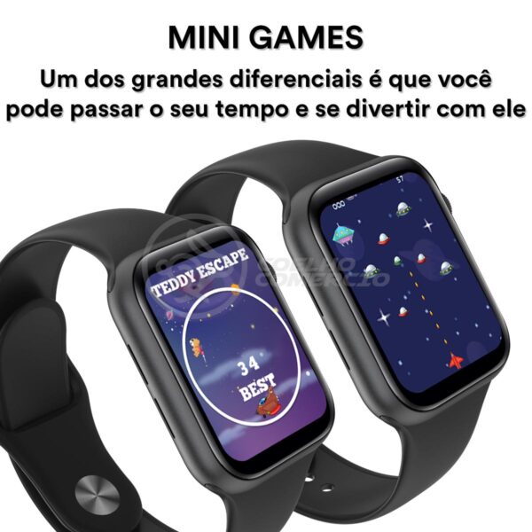 Relogio-Inteligente-SmartWatch-S88-Branco-com-Jogos-Troca-Pulseira-Android-iOS-Ligacoes-Monitor